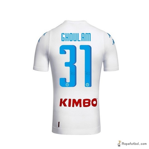 Camiseta Napoli Replica Segunda Ropa Ghoulam 2016/17 Blanco